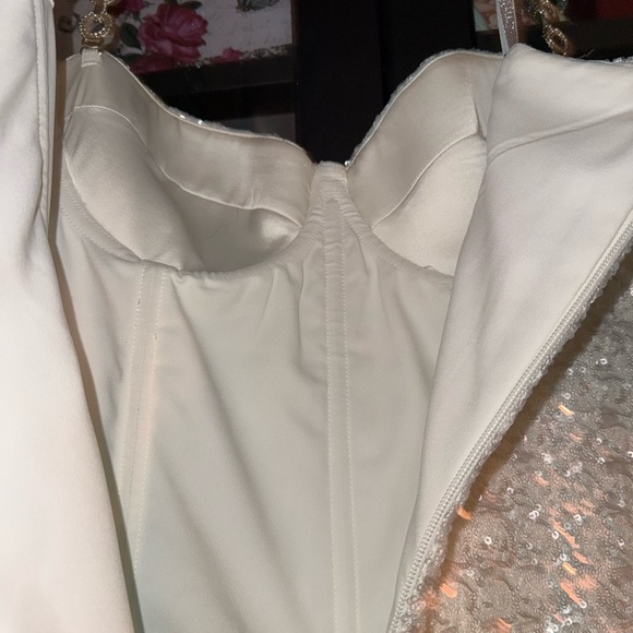 NADINE MERABI Nina Embellished Body-Con Cocktail Dress - Picture 11 of 11